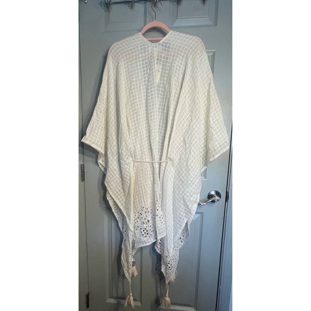 Anthropologie Tasseled Eyelet Kimono NWT (One Size Fits All) - Picture 8 of 13